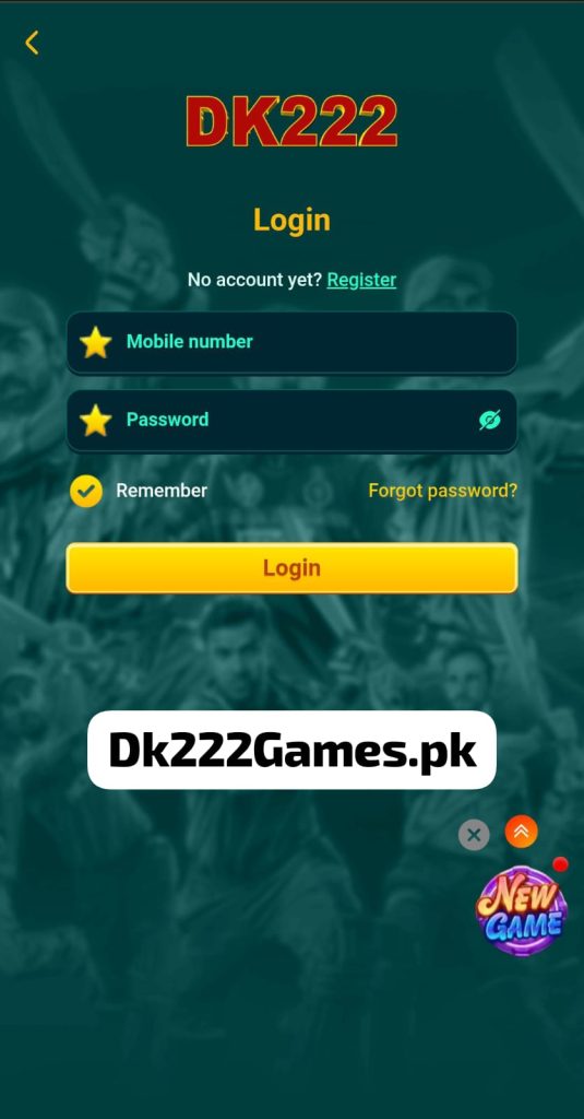 dk222 Login Process